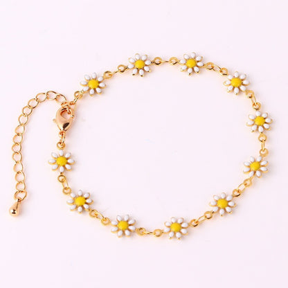 Floral Daisy Chain Necklace Acalora