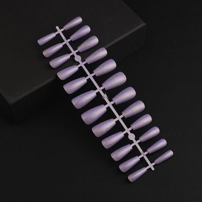 Artificial Nail Set with Elegant Glitter Effect Acalora