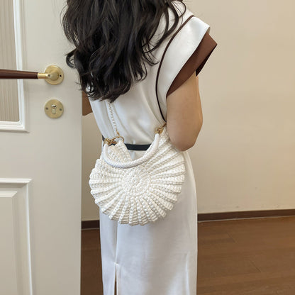 Handmade Crossbody Bag in Shell Design Bowlift