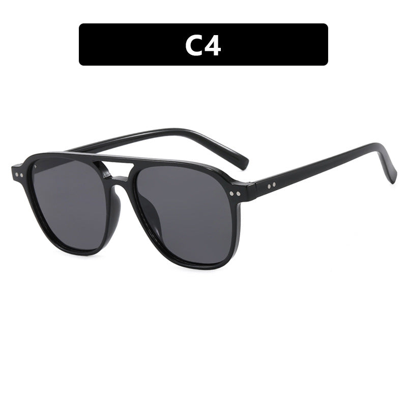 Women's modern square sunglasses with robust design and UV protection Karnz