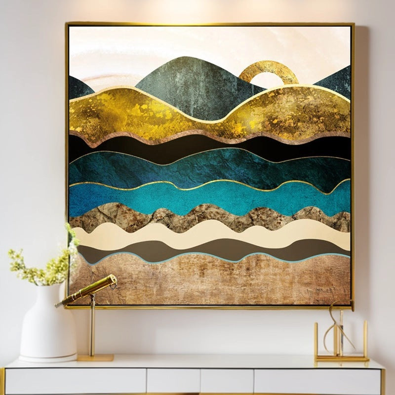 Abstract Wave Canvas Wall Artwork