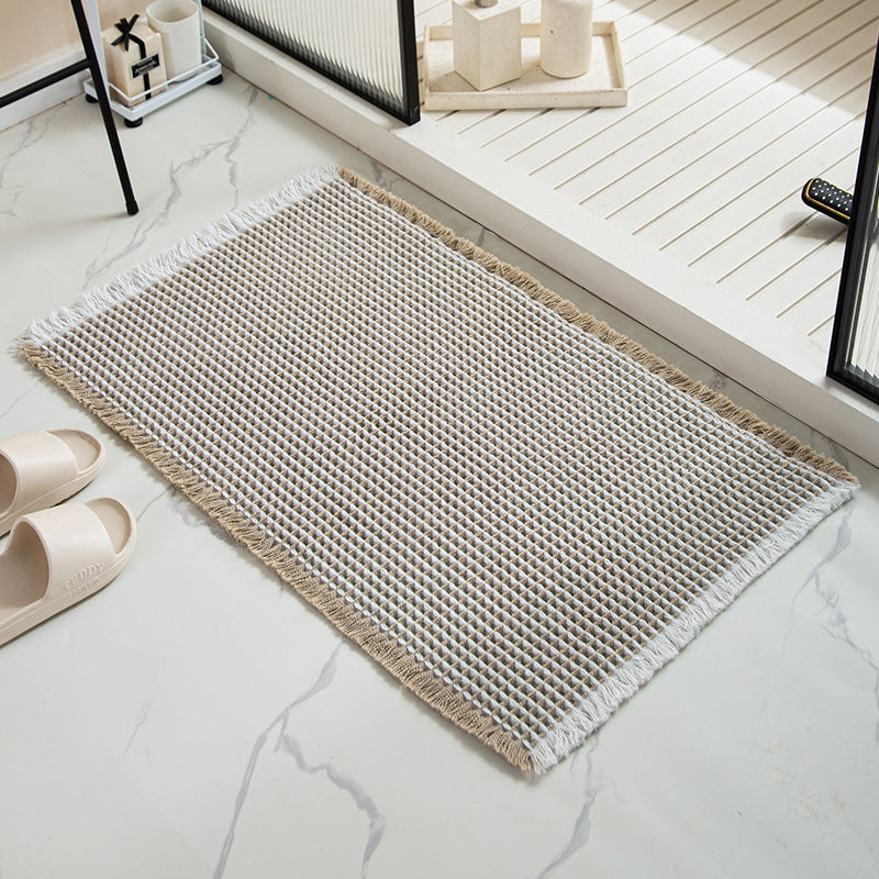 Textured Bathroom Rug