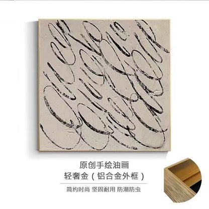 Modern Abstract Textured Canvas Artwork