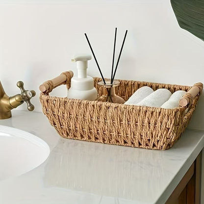 Storage basket made of durable natural material Acalora