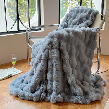 Luxurious Textured Soft Throw Blanket