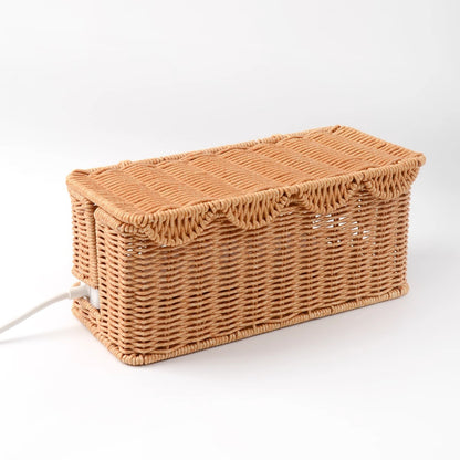 Storage Box Made of Woven Rattan Acalora