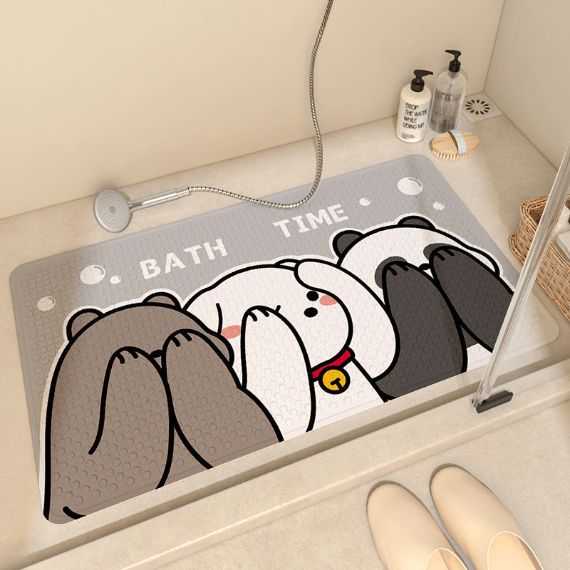 Cartoon-Themed Bath Mat