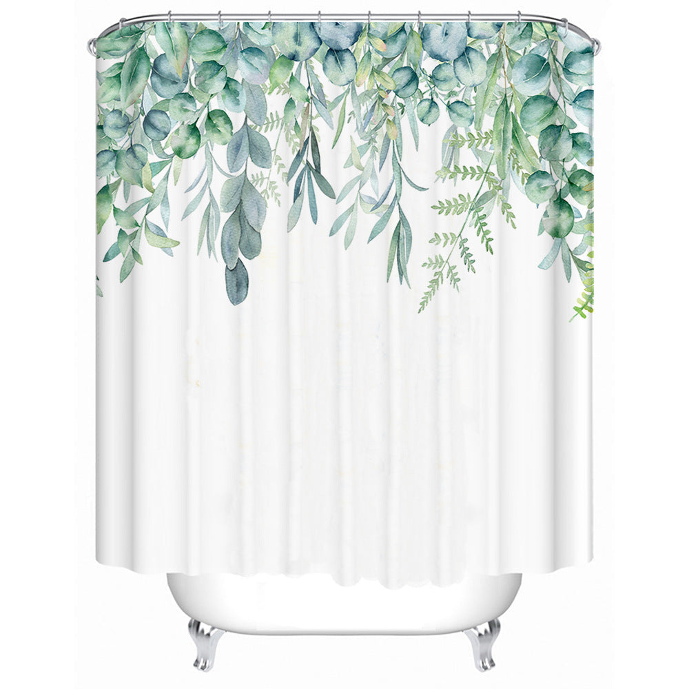 Leafy Botanical Shower Curtain