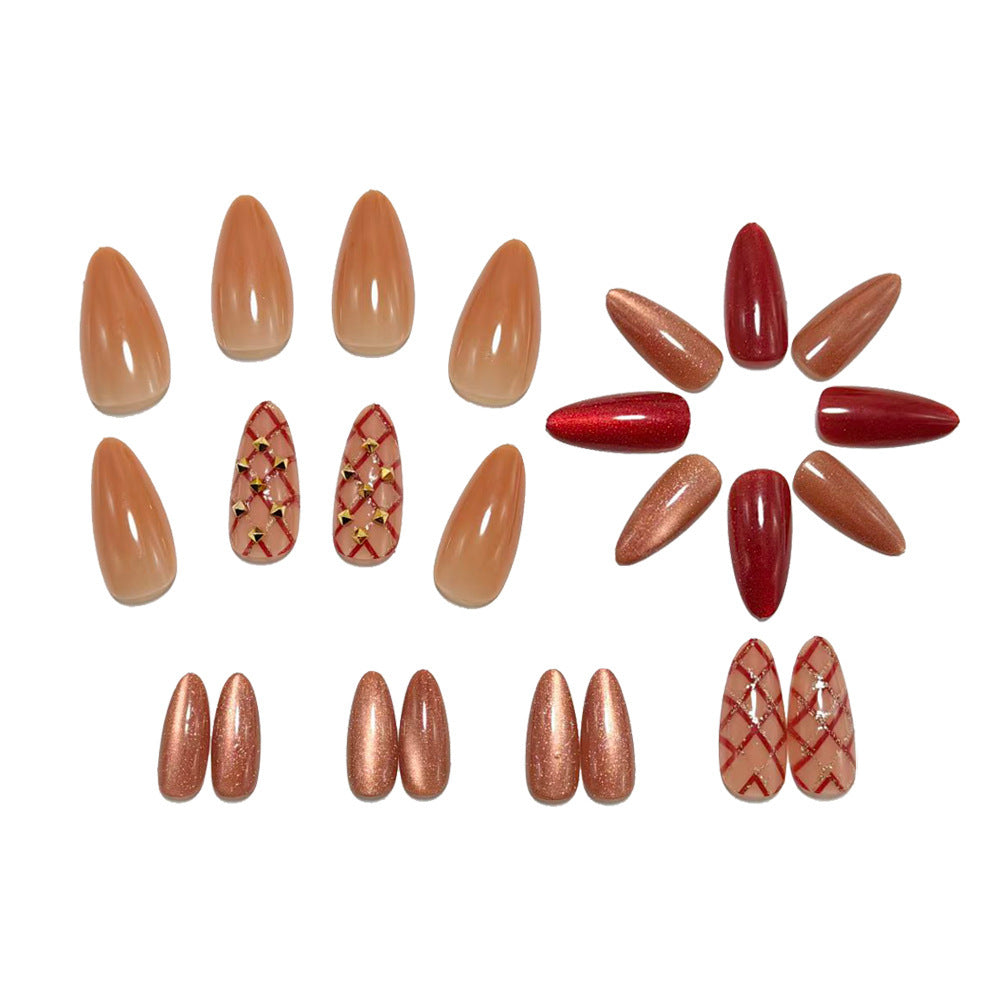 Artificial nail set in elegant and glamorous design Acalora