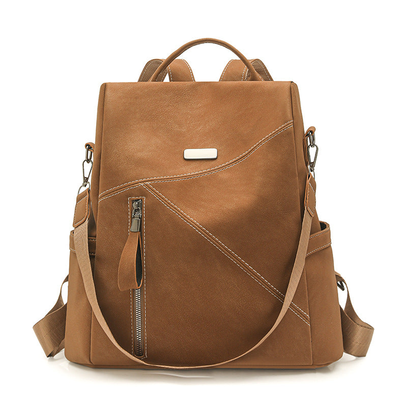 Stylish Multi-Functional Leather Backpack Acalora