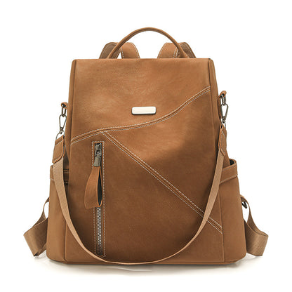 Stylish Multi-Functional Leather Backpack Acalora