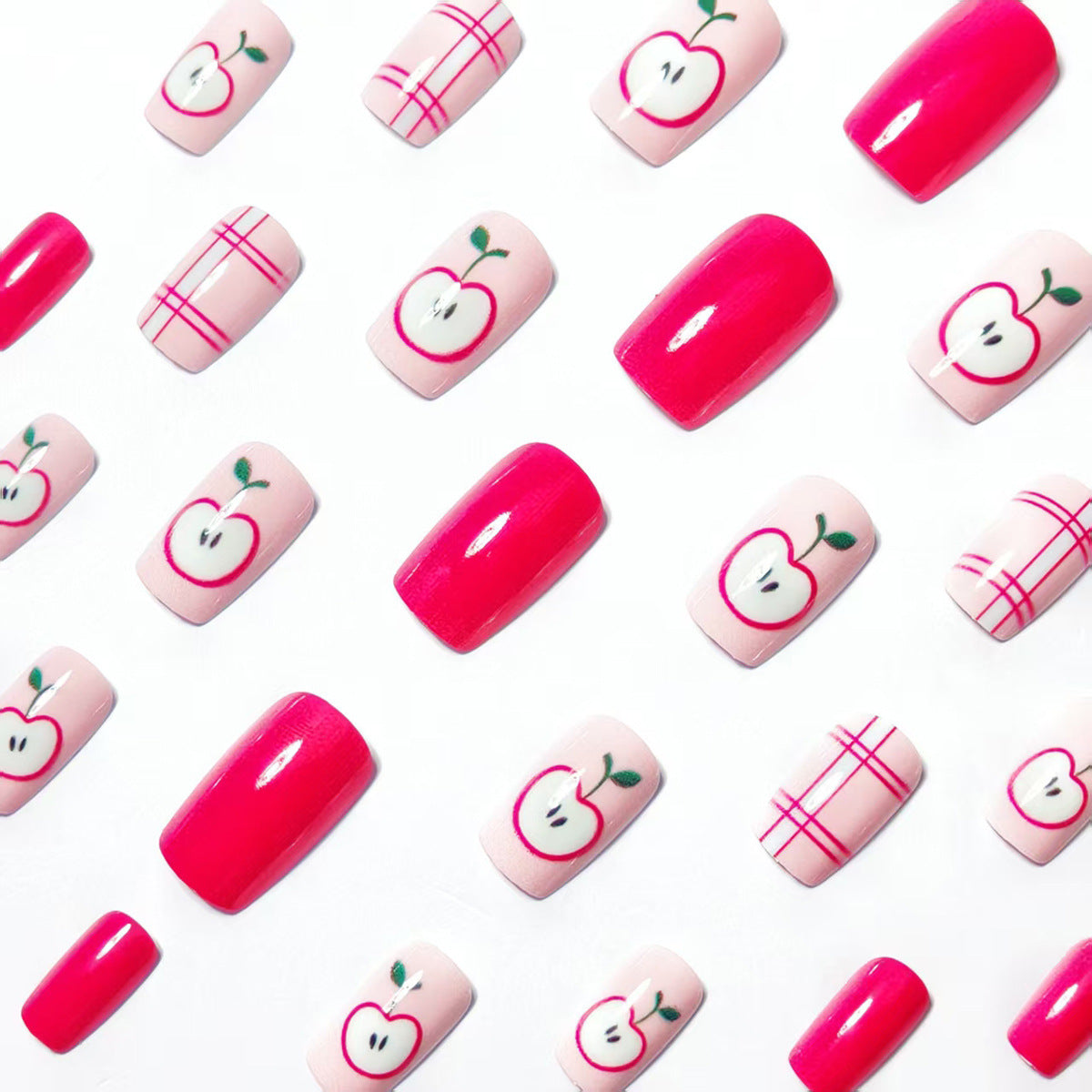Creative Apple-Themed Nail Art Acalora 1788155498