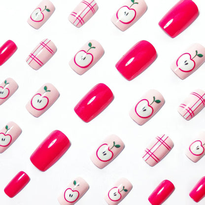 Creative Apple-Themed Nail Art Acalora 1788155498