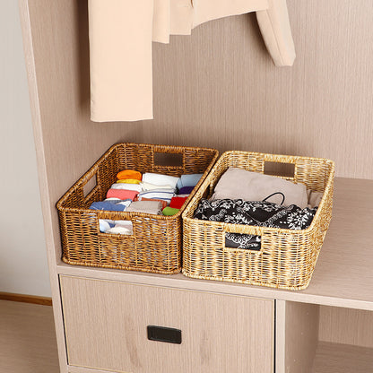 Handwoven Rustic Storage Basket Acalora