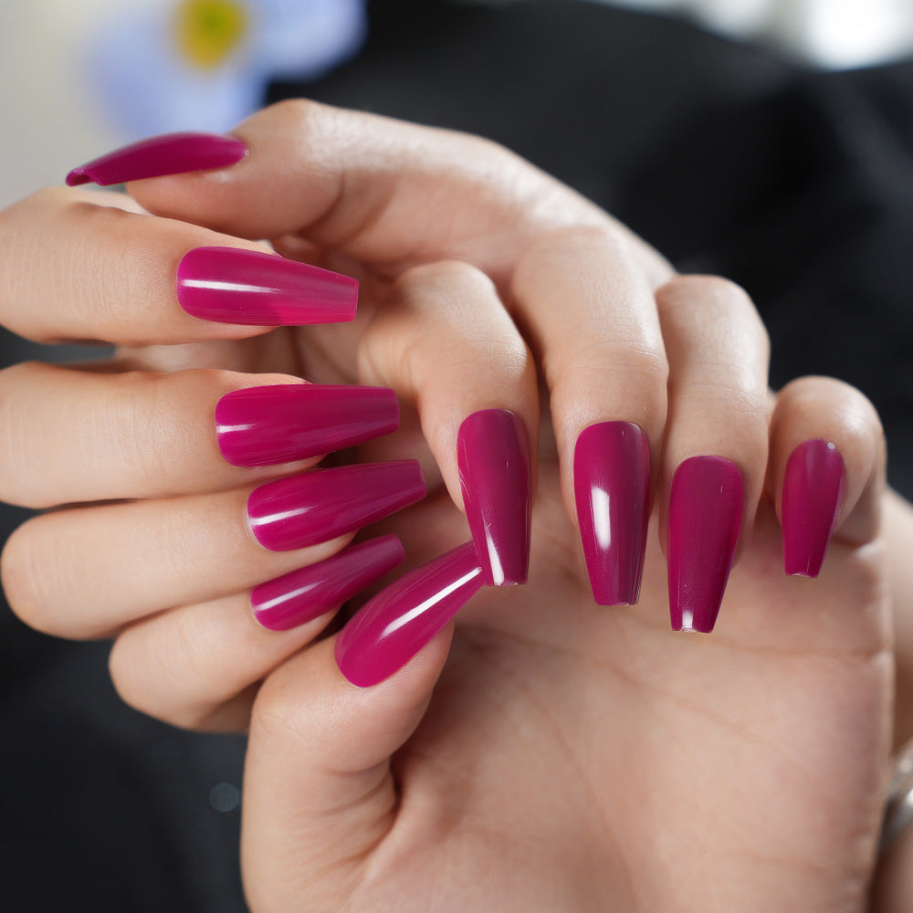 Premium Glossy Press-On Nail Set Acalora