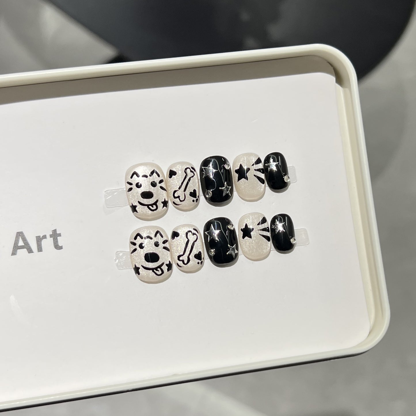 Playful Themed Press-On Nail Set Acalora