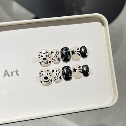 Playful Themed Press-On Nail Set Acalora