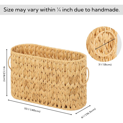 Handwoven Seagrass Storage Basket Acalora