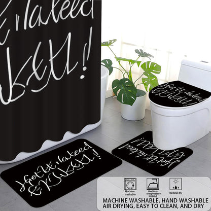 Bathroom Rules Digital Bathroom Décor Set