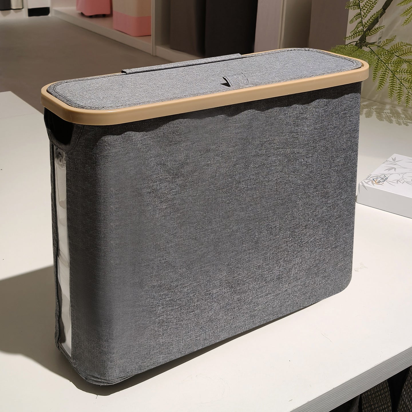 More Elegant and Functional Storage Basket with Practical Lid Acalora