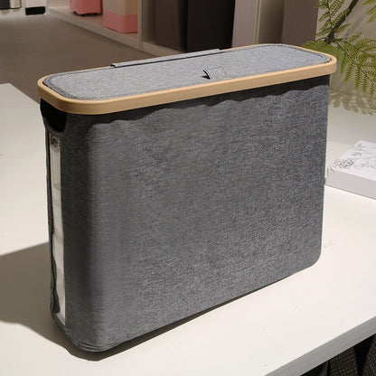 More Elegant and Functional Storage Basket with Practical Lid Acalora