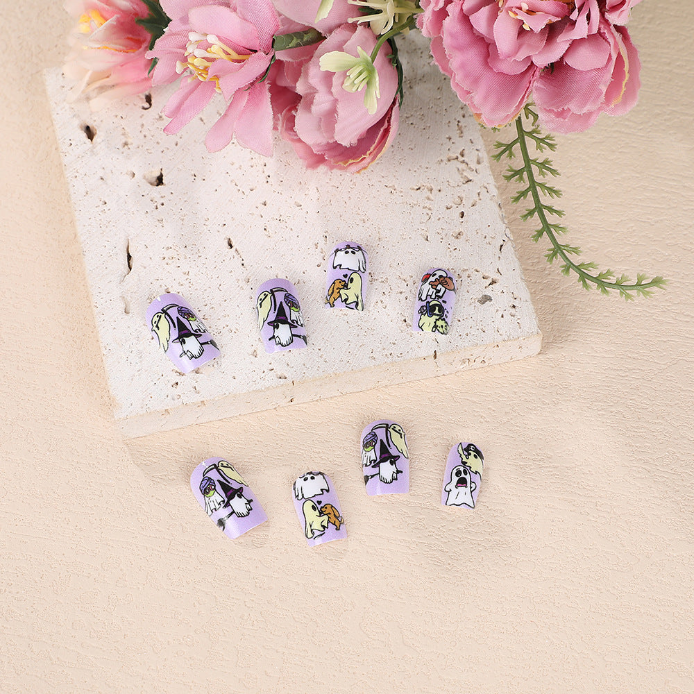 Creative Nail Set with Cartoon Designs Acalora