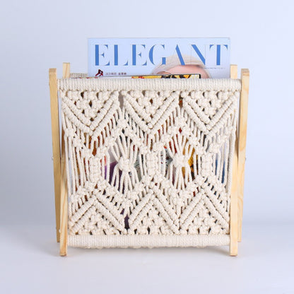 Macrame Magazine Rack Acalora