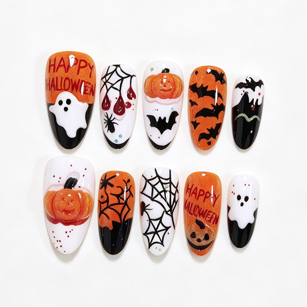 Halloween Theme Nail Art Acalora