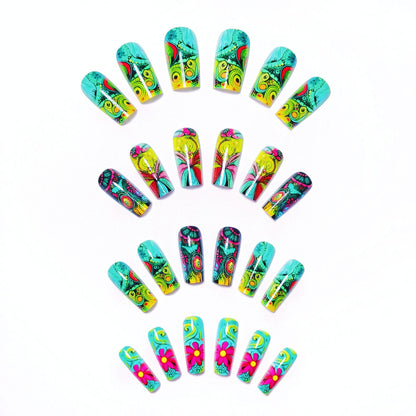 3D Artistic Floral Nail Art Acalora