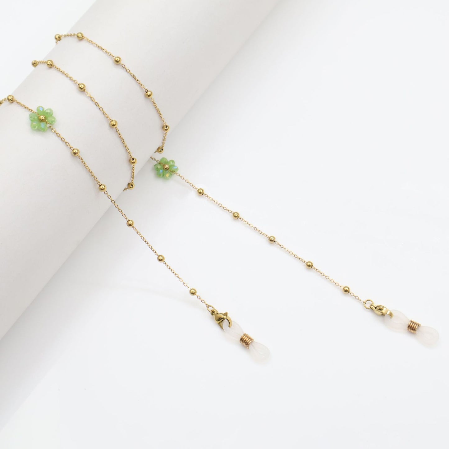 Floral Bead Eyewear Chain Acalora