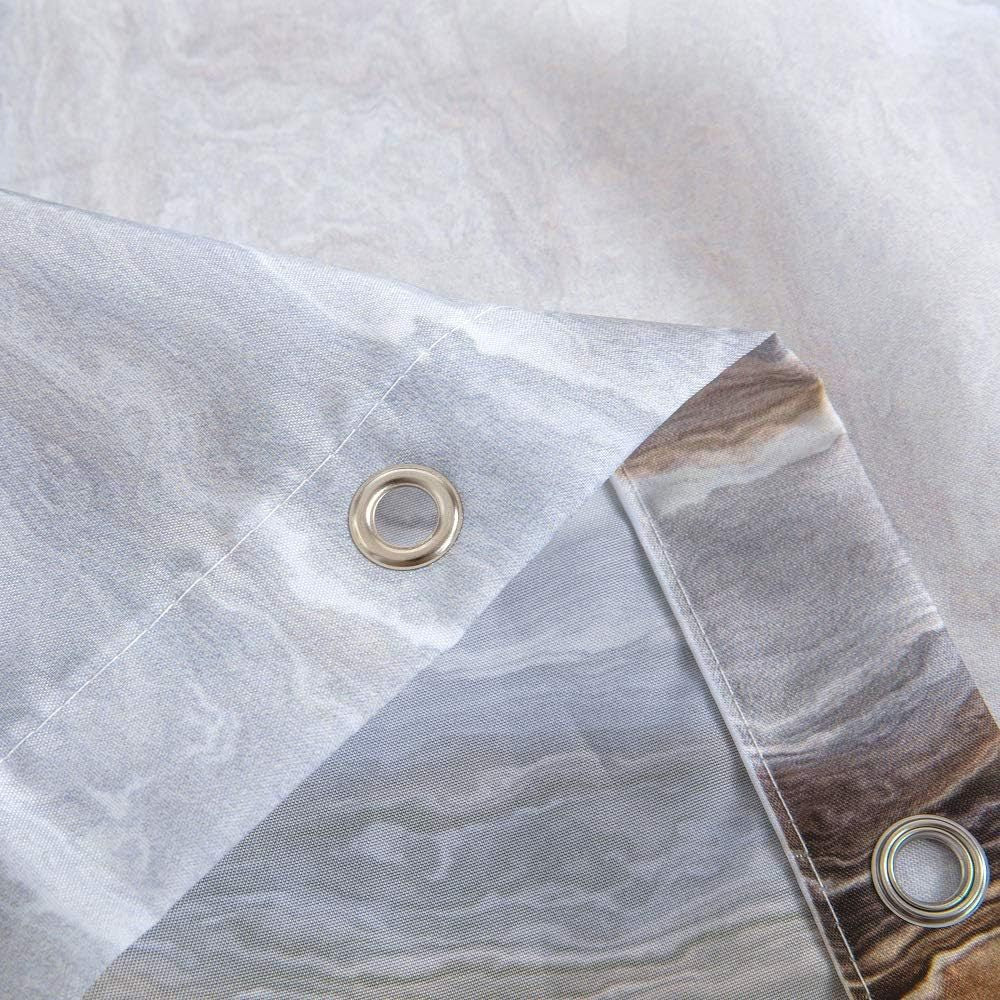 Artistic Marble Print Shower Curtain
