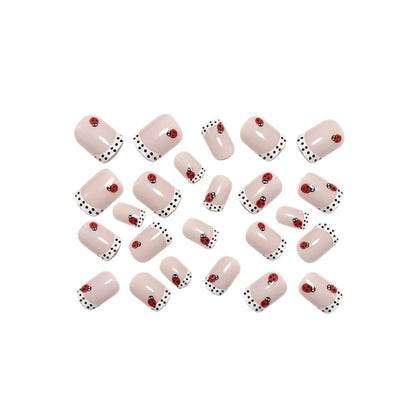 Nail art with cute ladybug designs Acalora