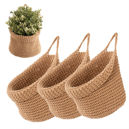 Decorative Macrame Storage Basket Acalora