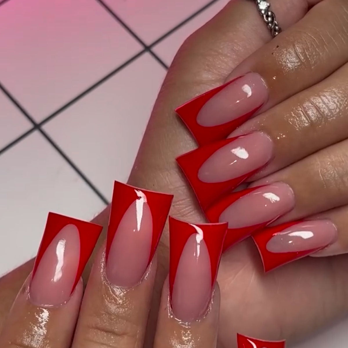 Square Tip Acrylic Nail Extensions Acalora