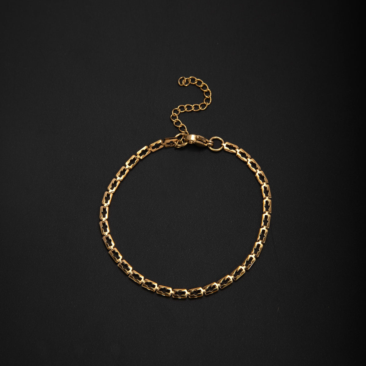 Adjustable Contemporary Link Bracelet Acalora
