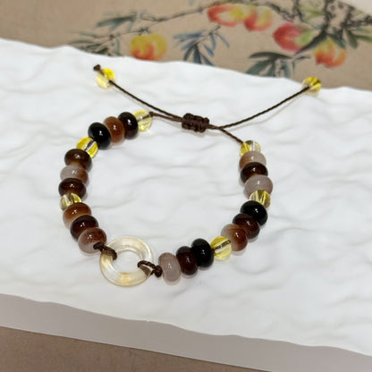 Adjustable Artisan Bead Bracelet Acalora