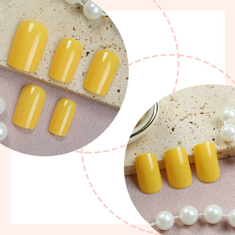 Elegant Glossy Press-On Nails Acalora
