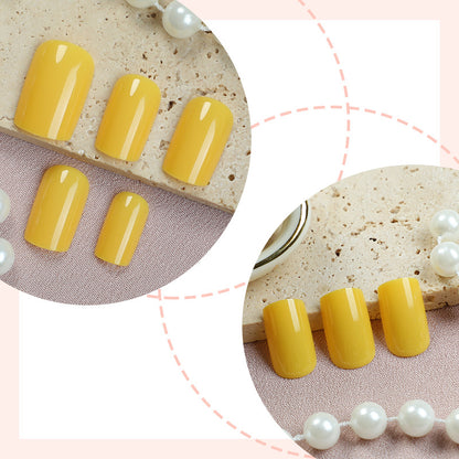 Elegant Glossy Press-On Nails Acalora