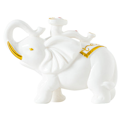 Elegant elephant figurine made of high-quality ceramic Acalora
