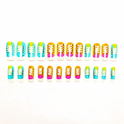 Fun Creative Sneaker Nail Art Acalora