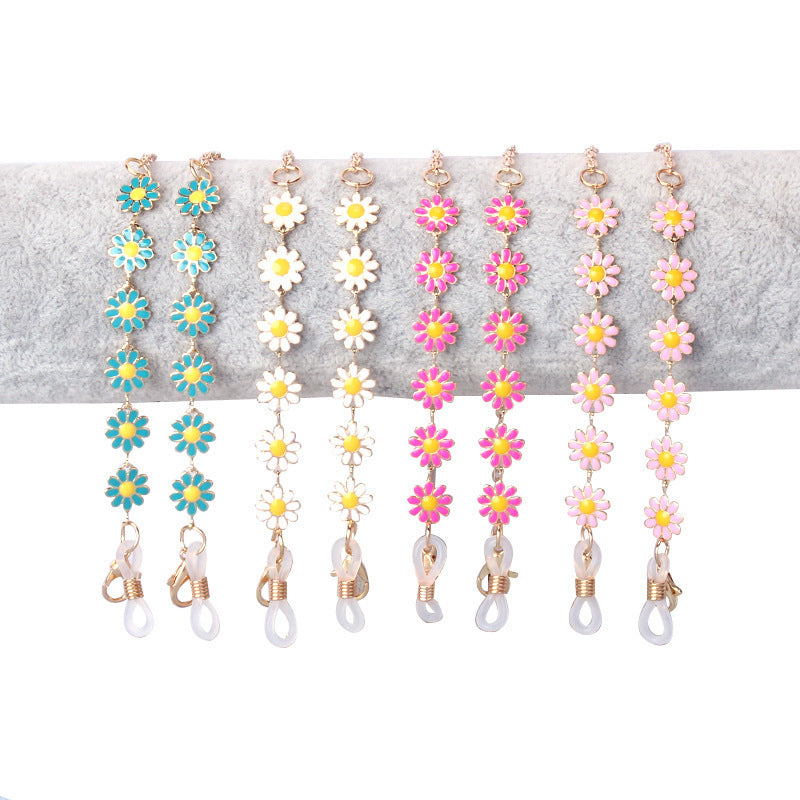 Floral Charm Eyewear Chain Acalora