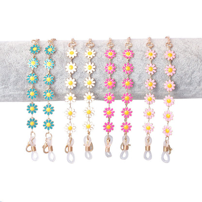 Floral Charm Eyewear Chain Acalora