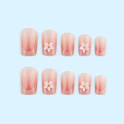 Artificial nails with 3D flower design Acalora