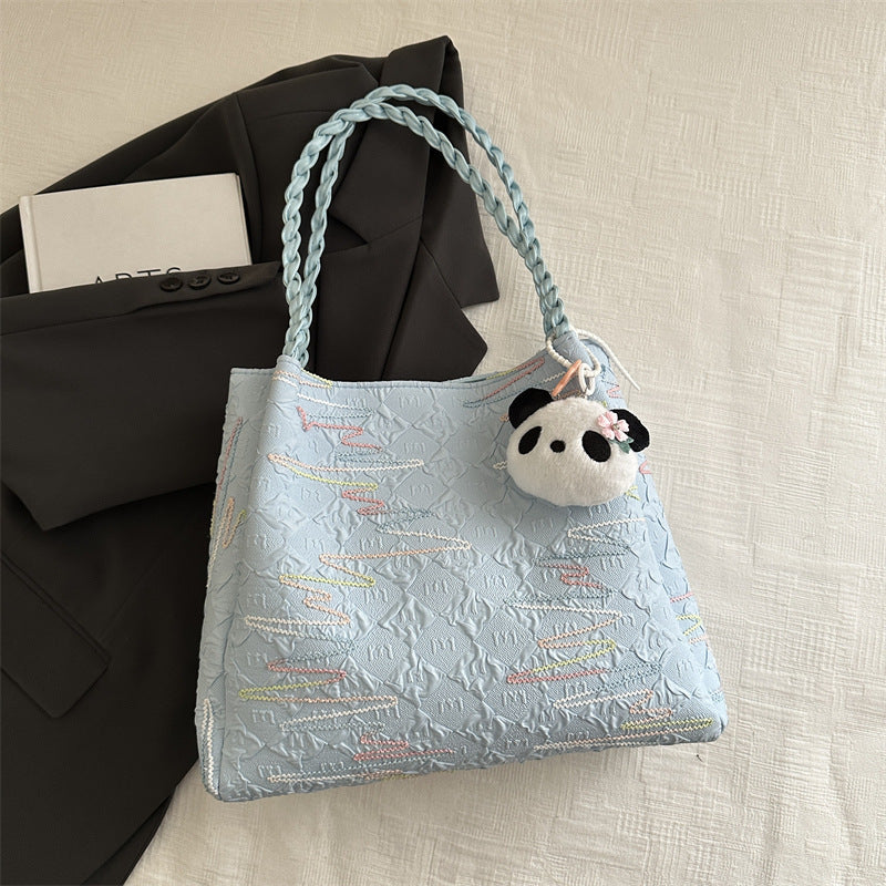 Quilted Decorative Shoulder Bag Acalora