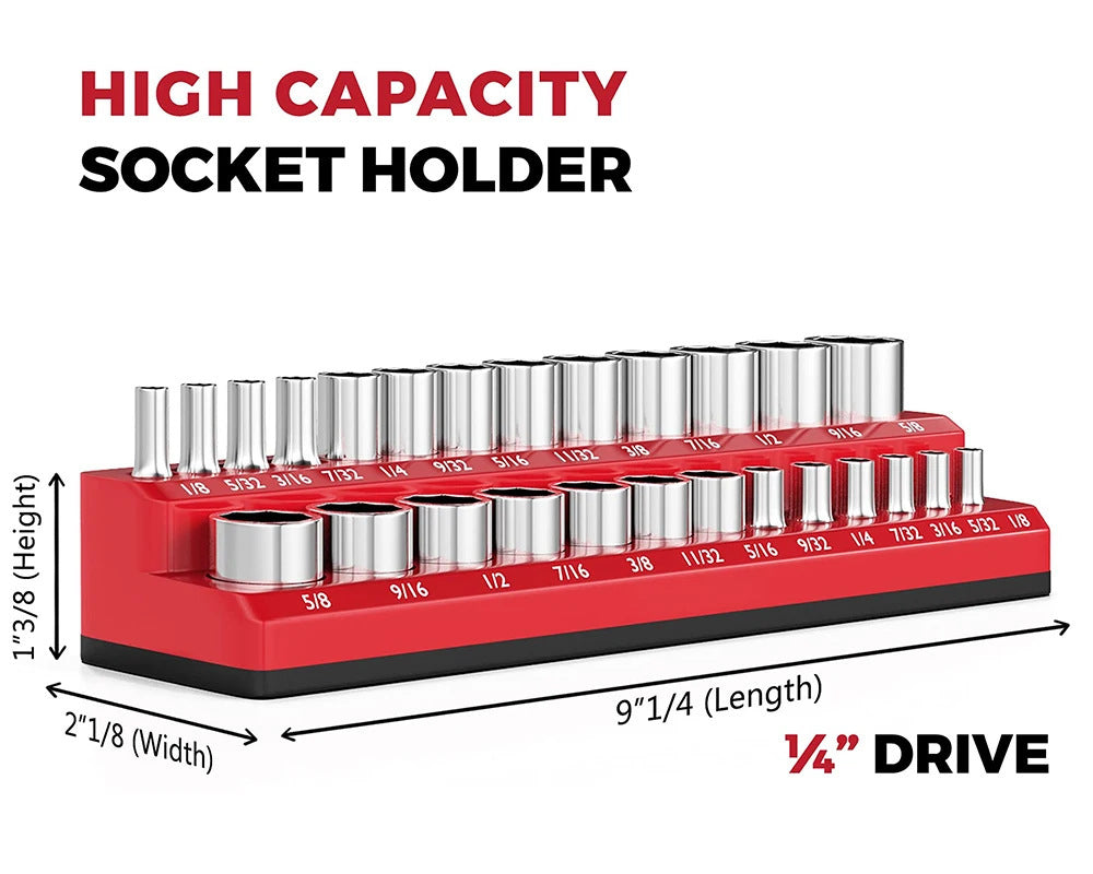 Heavy-Duty Magnetic Socket Organizer Bowlift