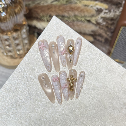 Decorative Press-On Nail Tips Acalora