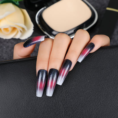 Glamorous artificial nails with gradient Acalora