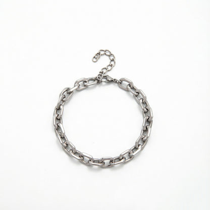 Elegant Geometric Link Bracelet Acalora