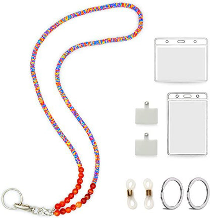 Beaded ID Badge Lanyard Acalora