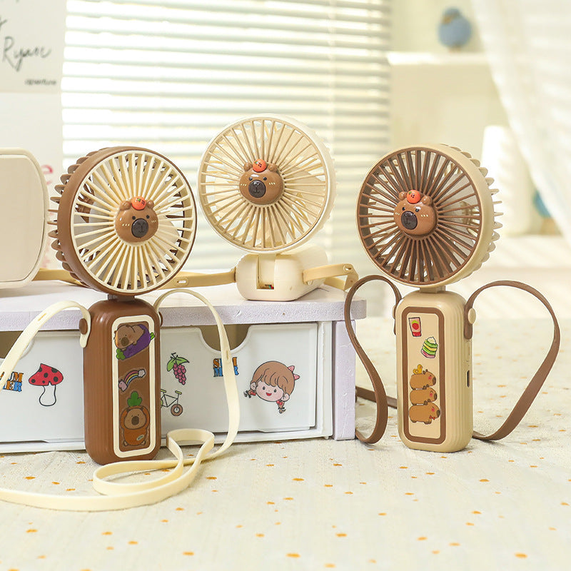 Unisex Portable Handheld Fan with Cute Animal Design Karnz